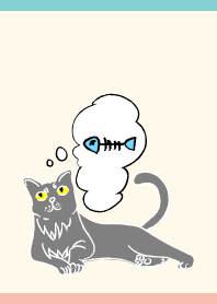 Thinking Cat4 on P&B