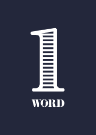 1WORD【濃紺／ネイビー】