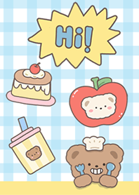 Bear In Yellow and Blue!