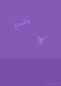 やさしい シンプル violet violet