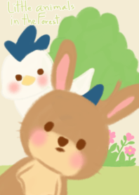Little animals in the forest