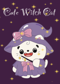 Cute Witch Cat