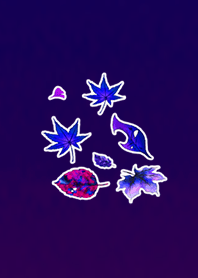 アメジストパープルの葉