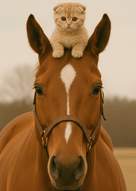 Kitten on a Horse | Cozy Animals#8