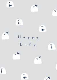 Yuru Ghost(NL)| gray navy.