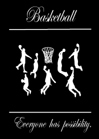 basketball dunks black theme