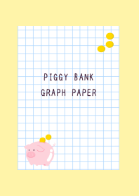 PIGGY BANK GRAPH PAPER/LIGHT YELLOW