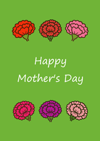 Carnations for Mom(fresh green)