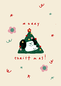 Merry xmas n the cute dog