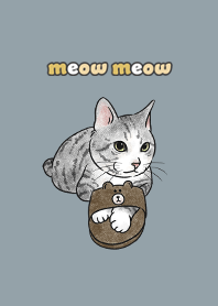 meowneko4 / dusty blue