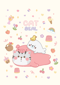 แมว ก้บ แมวน้ำ : มินิมอลเลิฟเว่อร์ :-)