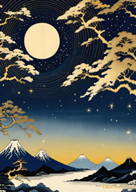 Bright Moon and Dawn 8Cf098