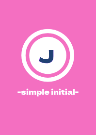 simple initial-J- THEME 37