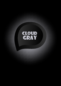 Cloud Grey Button In Black V.5