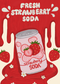 Fresh Strawberry Soda