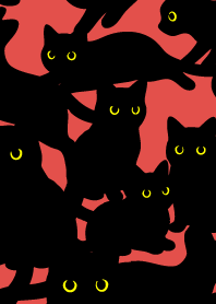 Black Cat Holiday8 on red