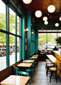 居心地の良いカフェ 61074d