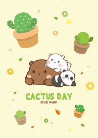 Three Bears Cactus Day Cutie