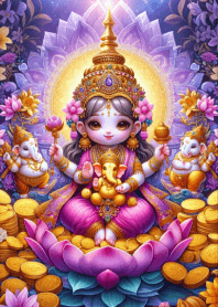 Divine Blessings of Uma Devi&Ganesha V7