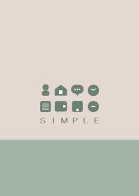 SIMPLE(beige green)V.492b