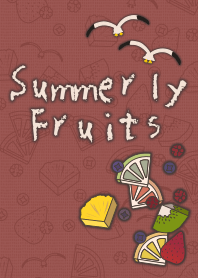 Summerly fruits + brown