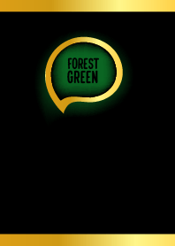 Forest Green Gold In Black Theme