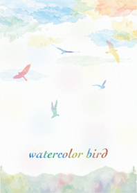 watercolor bird