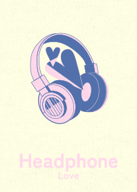 Headphone_love Lavender blue