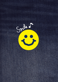 A smiling face 2- denim-joc