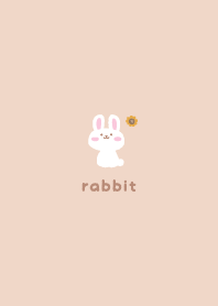 Rabbits2 Sunflower - orange