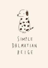 simple Dalmatian beige