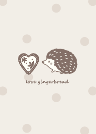 Hedgehog and gingerbread*brown2