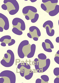 Pattern Leopard edomurasaki