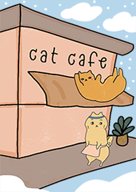 Cat Cafe.