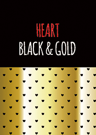 BLACK & GOLD (HEART)