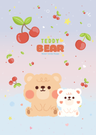 Teddy Bear Cute Cherry Lover