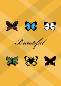 可愛迷人小蝴蝶！(日出黃色)