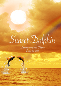 運気上昇 Sunset dolphin