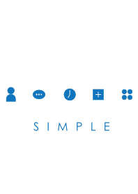 SIMPLE(white blue)