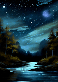 Beautiful starry night view#501