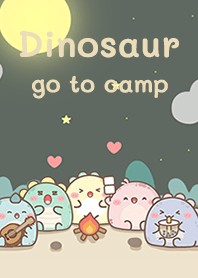 Dinosaur go to camp!