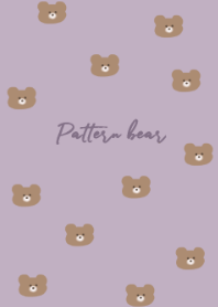 pattern bear (dustypurple)