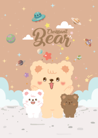 ครัวซองต์แบร์ เลิฟๆ ธีมน้ำตาล