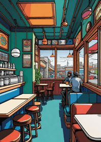 Cozy Coffee shop 07d1Ef