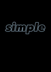 simple logo#black blue