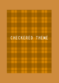 BROWN CHECKERED THEMEj-BROWN-ORANGE