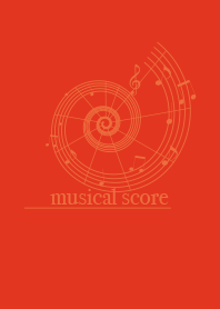musicalscore Scar red