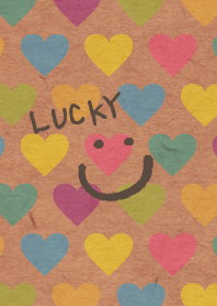 Colorful heart Kraft paper-Smile15-