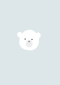 WHITE BEAR - LIGHT BLUE - SIMPLE