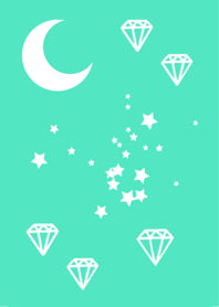aqua green star treasure